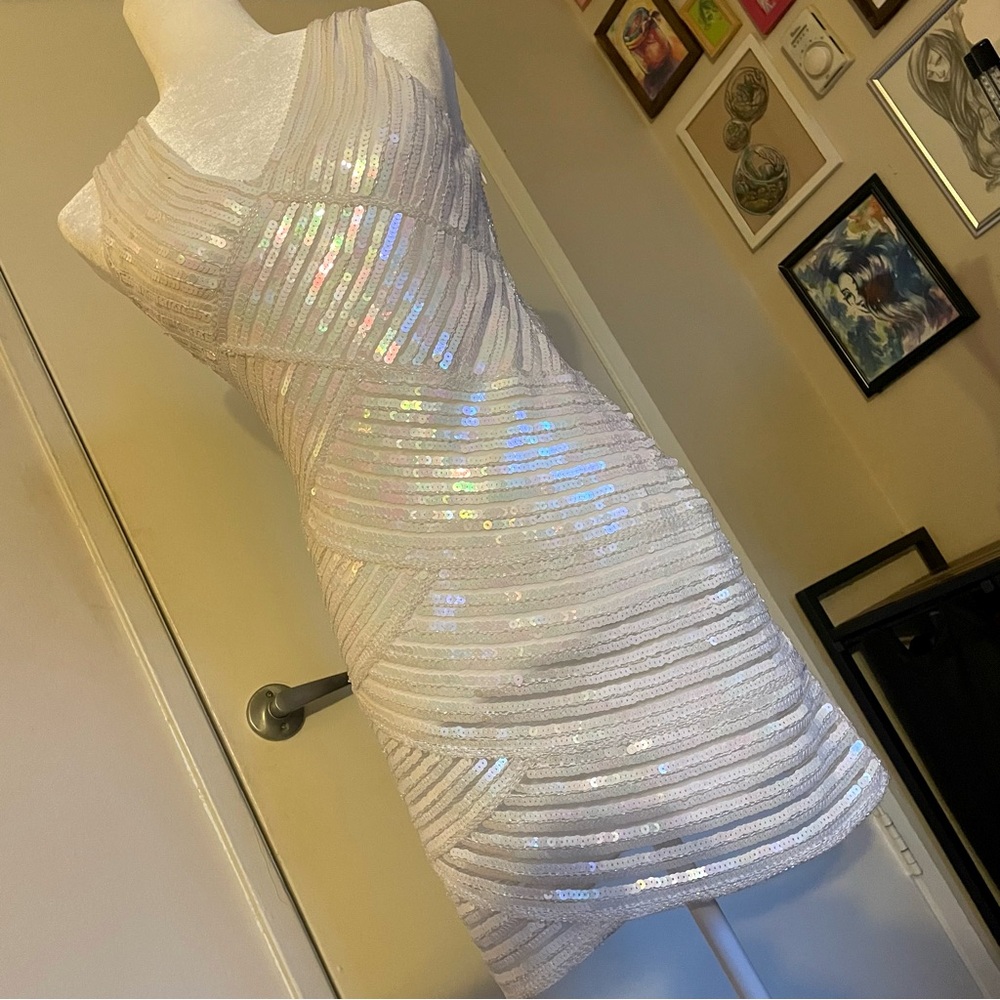 verte sequin bodycon cocktail party dress